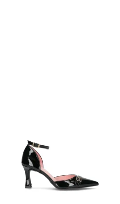 BIANCOANTICO Décolleté donna nera