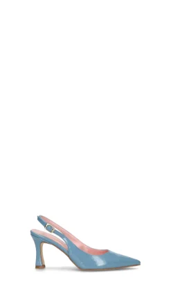 BIANCOANTICO Decollete donna azzurra