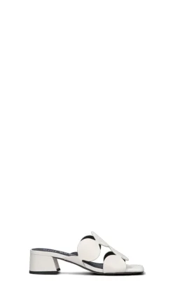 BIBI LOU Ciabatta donna bianca in pelle