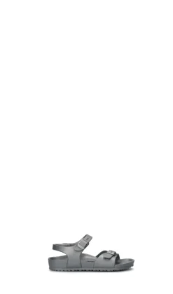 BIRKENSTOCK RIO Sandalo bimbo/a argento in EVA