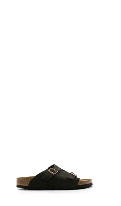 BIRKENSTOCK ZURICH Ciabatta uomo verde in suede