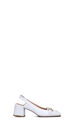 CAROLINA Sandalo donna bianco in pelle