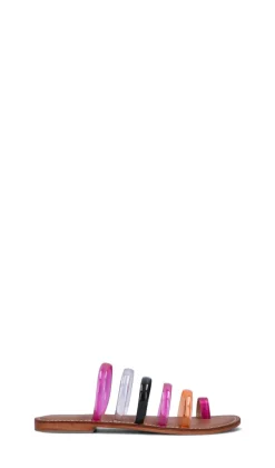 CB FUSHION Ciabatta donna rosa/arancio/nera/marrone