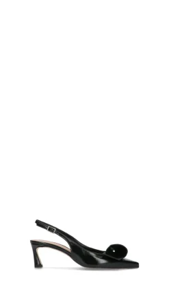 CHANTAL 1962 Slingback donna nera in pelle