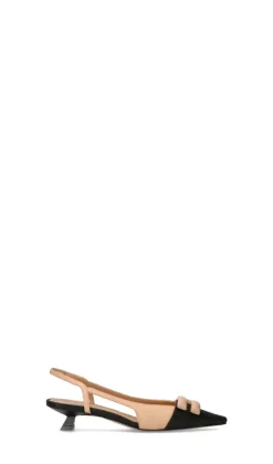 CHANTAL 1962 Slingback donna nera/beige