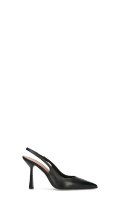 CHANTAL 1962 Slingback donna nera in pelle