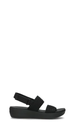 CLARKS ESSENTIALS Sandalo donna nero in pelle