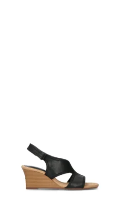 CLARKS ESSENTIALS Sandalo donna nero in pelle