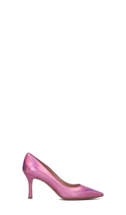 ENZO DI MARTINO Decollete donna rosa in pelle