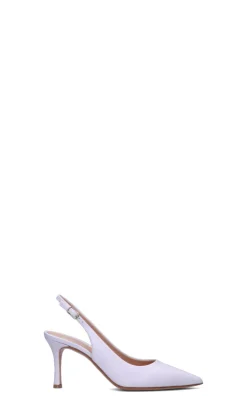 ENZO DI MARTINO Slingback donna lilla in pelle