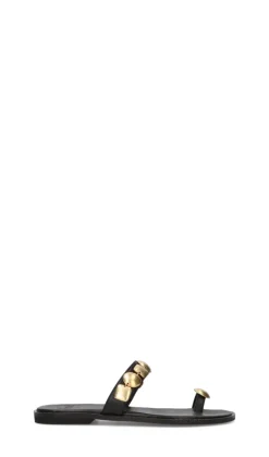 EXE Ciabatta donna nera in pelle