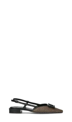 EXE Slingback donna nera/beige