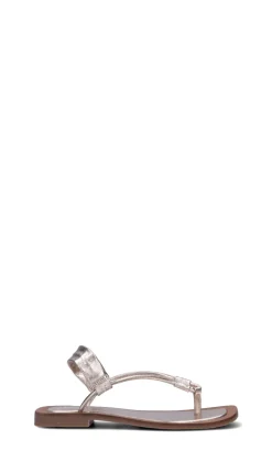 FRICKY Sandalo donna oro in pelle