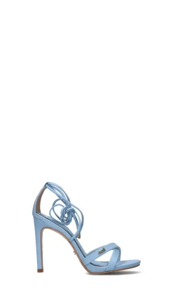 GAUDI' Sandalo donna azzurro in pelle