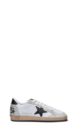 GOLDEN GOOSE BALLSTAR Sneaker uomo bianca, nera e grigia in suede