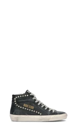 GOLDEN GOOSE SLIDE CLASSIC Sneaker donna nera in pelle