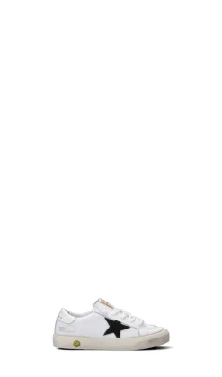 GOLDEN GOOSE Sneaker bimbo bianca/nera in pelle