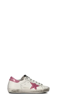 GOLDEN GOOSE Sneaker donna bianca/rosa in pelle