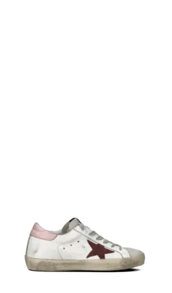 GOLDEN GOOSE Sneaker donna bianca/rosa in pelle