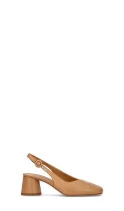 HALMANERA Slingback donna cuoio in pelle