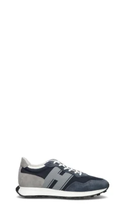 HOGAN - H601 Sneaker uomo blu in suede