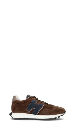 HOGAN Sneaker uomo marrone in suede
