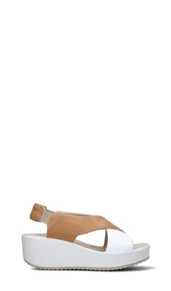 IGI&CO Sandalo donna bianco/biscotto in pelle