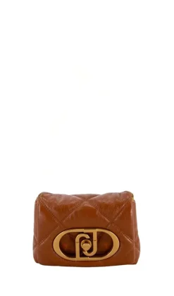 LIU JO - Tracolla 'LaPuffy' matelassé marrone