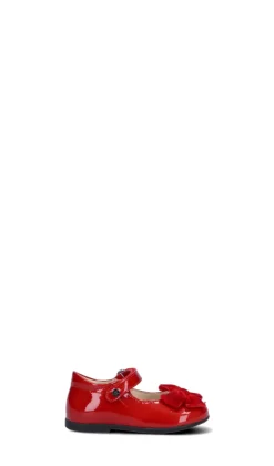 NATURINO Ballerina bimba rossa in pelle
