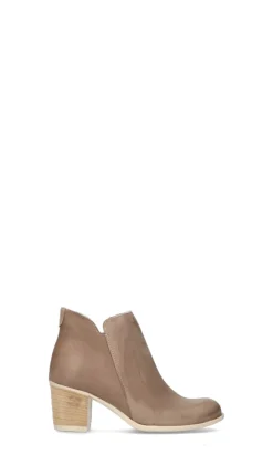 NEROFUMO Tronchetto donna grigio in pelle