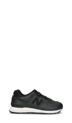 NEW BALANCE 574 Sneaker donna nera in pelle