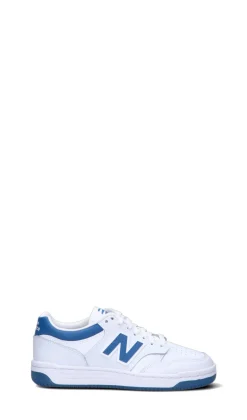NEW BALANCE Sneaker ragazzo bianca/azzurra in pelle