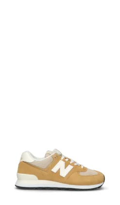NEW BALANCE Sneaker uomo arancio/panna in suede