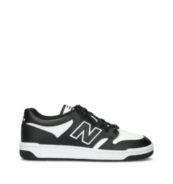 NEW BALANCE Sneaker uomo nera in pelle