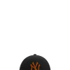 NEW ERA - Cappello 'NY Yankees' nero con logo arancione