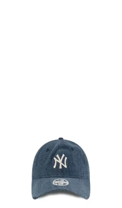 NEW ERA 9TWENTY WOMEN Cappello "NY Yankees" blu denim