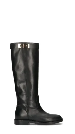 PHIL MELVIS Stivale donna nero in pelle