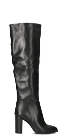 PHIL MELVIS Stivale donna nero in pelle