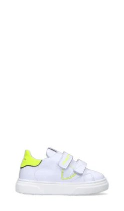 PHILIPPE MODEL Sneaker ragazzo bianca/gialla in pelle