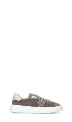 PHILIPPE MODEL Sneaker uomo bianca/marrone in pelle