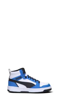 PUMA - REBOUND V6 MID JR Sneaker ragazzo bianca/blu/nera