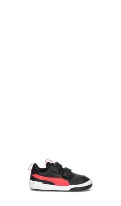 PUMA Sneaker bimbo nera/rossa