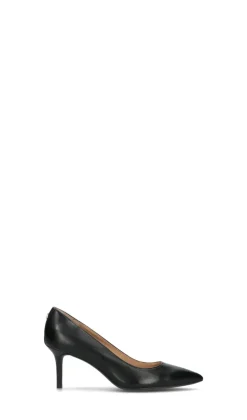 RALPH LAUREN Décolleté donna nera in pelle