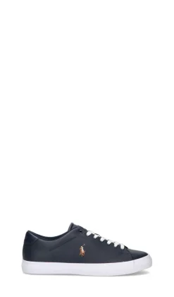 RALPH LAUREN Sneaker uomo blu in pelle