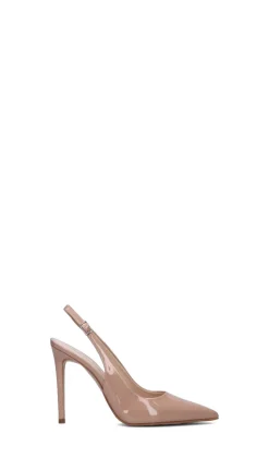 REBECCA VAN DICK Slingback donna beige in pelle