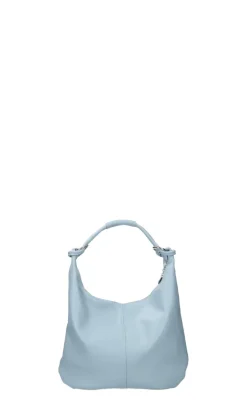 REBECCA VAN DIK Borsa donna azzurra in pelle