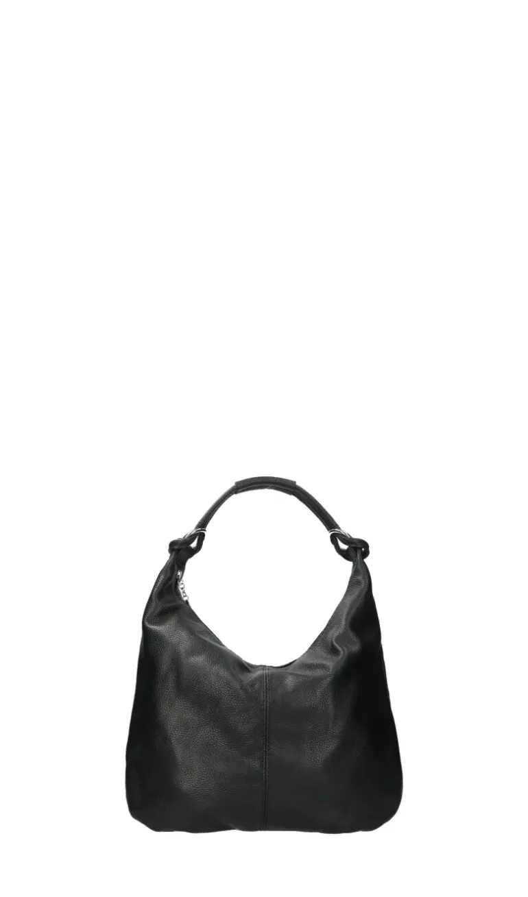 REBECCA VAN DIK Borsa donna nera in pelle