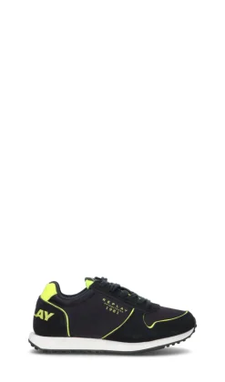 REPLAY Sneaker ragazzo blu/gialla in pelle