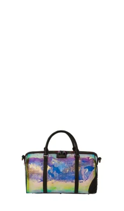 SPRAYGROUND MAGIC CITY MINI DUFFLE Borsa argento