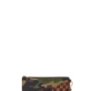 SPRAYGROUND SHARK SHAPE CHECK Bustina camouflage/marrone